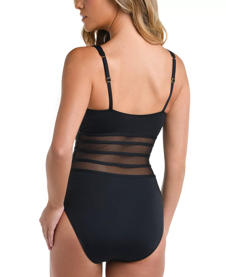 La Blanca Island Goddess Shaping One-Piece Swimsuit MSRP $125