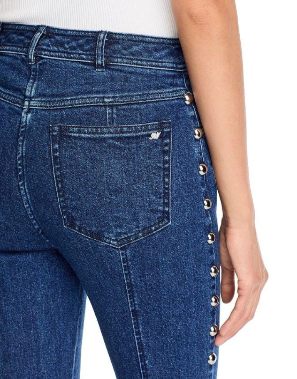 Cinq a Sept Shailene Studded High Rise Jeans MSRP $395