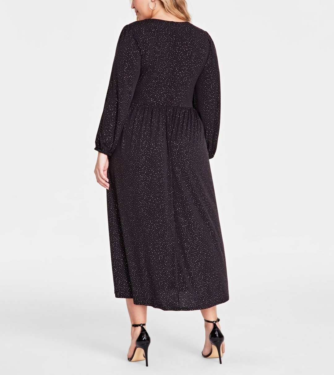 Signature by Robbie Bee Plus Size Embellished Ruched Maxi Dress MSRP $89