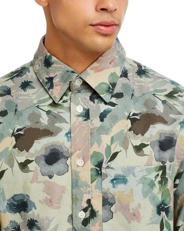 NN07 Hans Regular Fit Button-Down Shirt MSRP $260