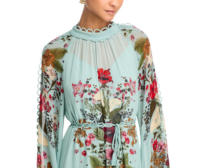 FARM Rio Beauty Bouquet Maxi Dress MSRP $348