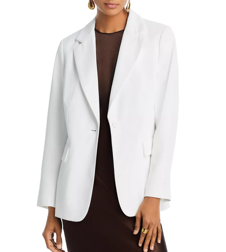 FRENCH CONNECTION Harrie One-Button Blazer MSRP $178