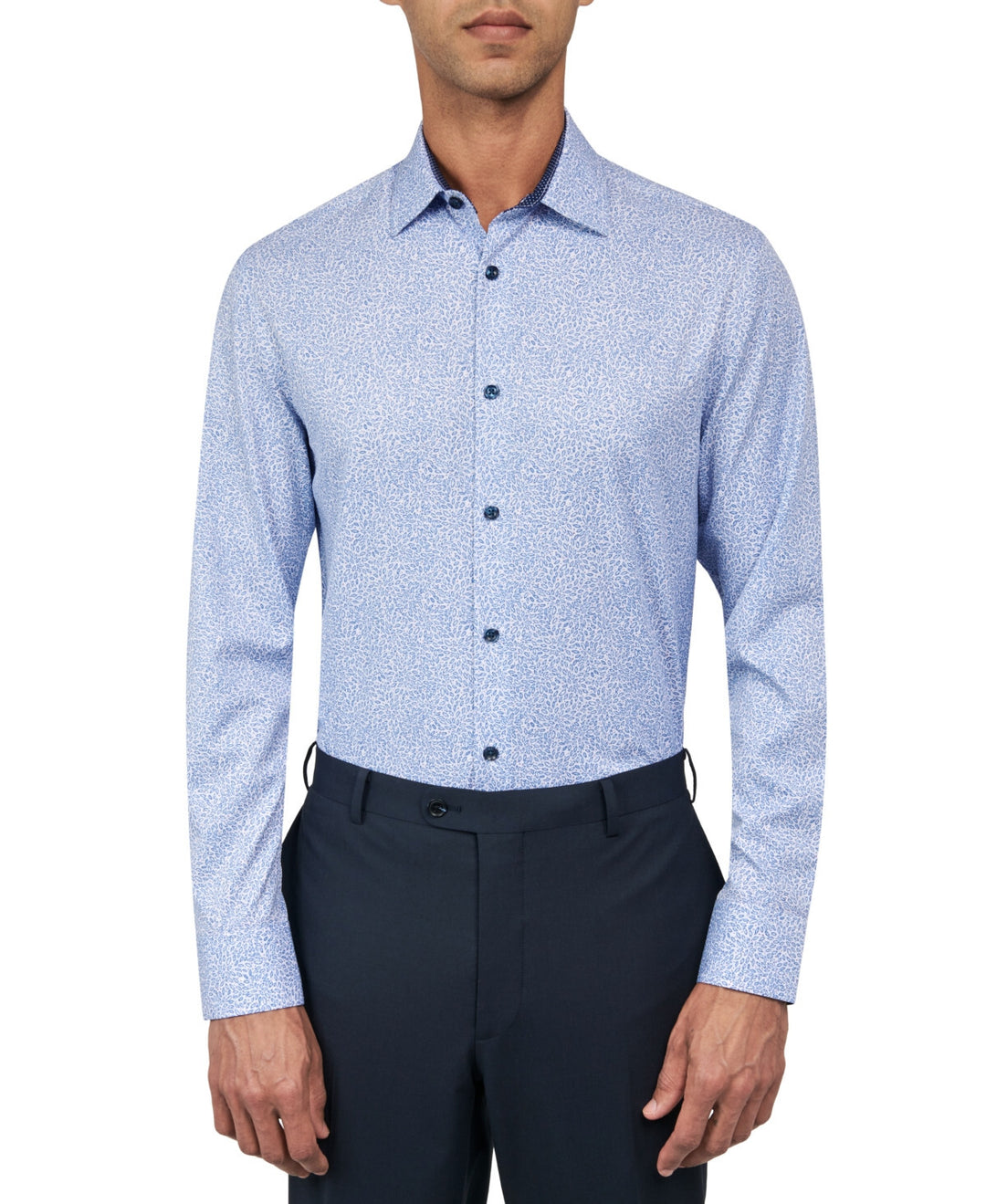 ConStruct  Recycled Slim Fit Floral 4-Way Stretch Performance Dress Shirt $69