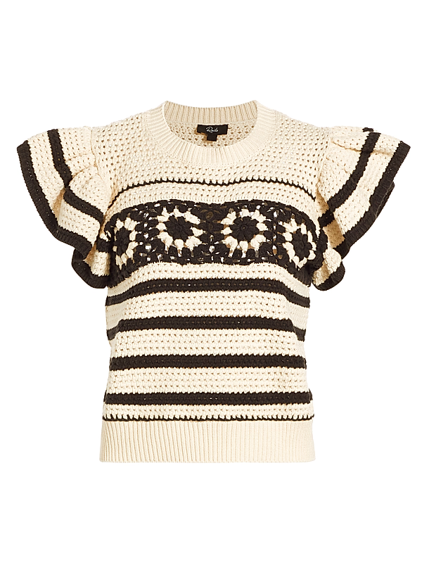 Rails Penelope Flutter Sleeve Sweater MSRP $188