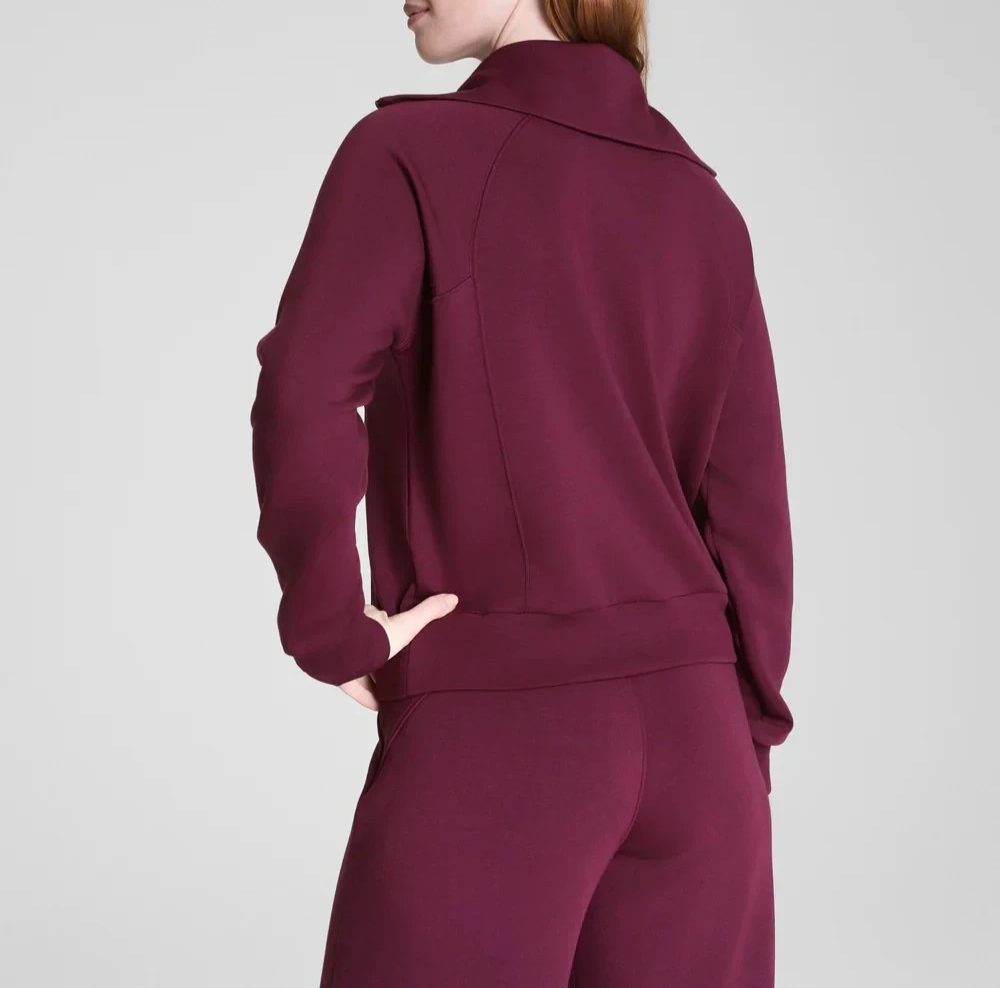Spanx AirEssentials Half Zip Sweatshirt  MSRP $128