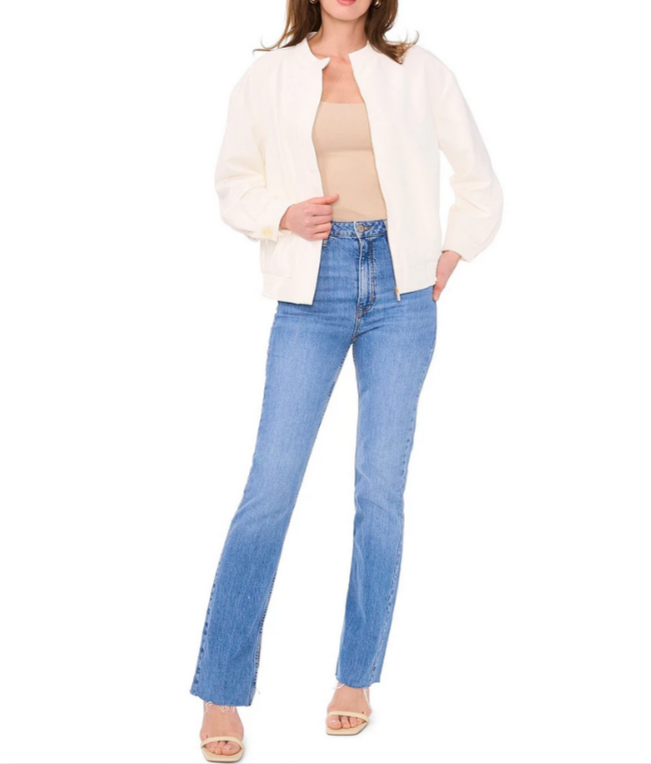 VINCE CAMUTO Stand Collar Bomber Jacket MSRP $169