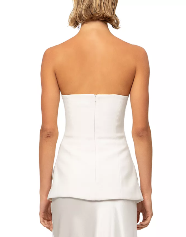 NONCHALANT LABEL Petra Strapless Top MSRP $380