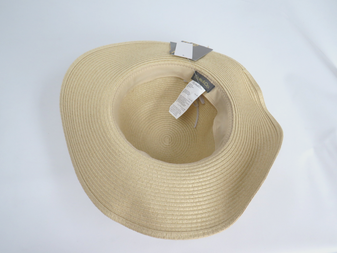 Style & Co Packable Paper Floppy Hat MSRP $38 Size O/S