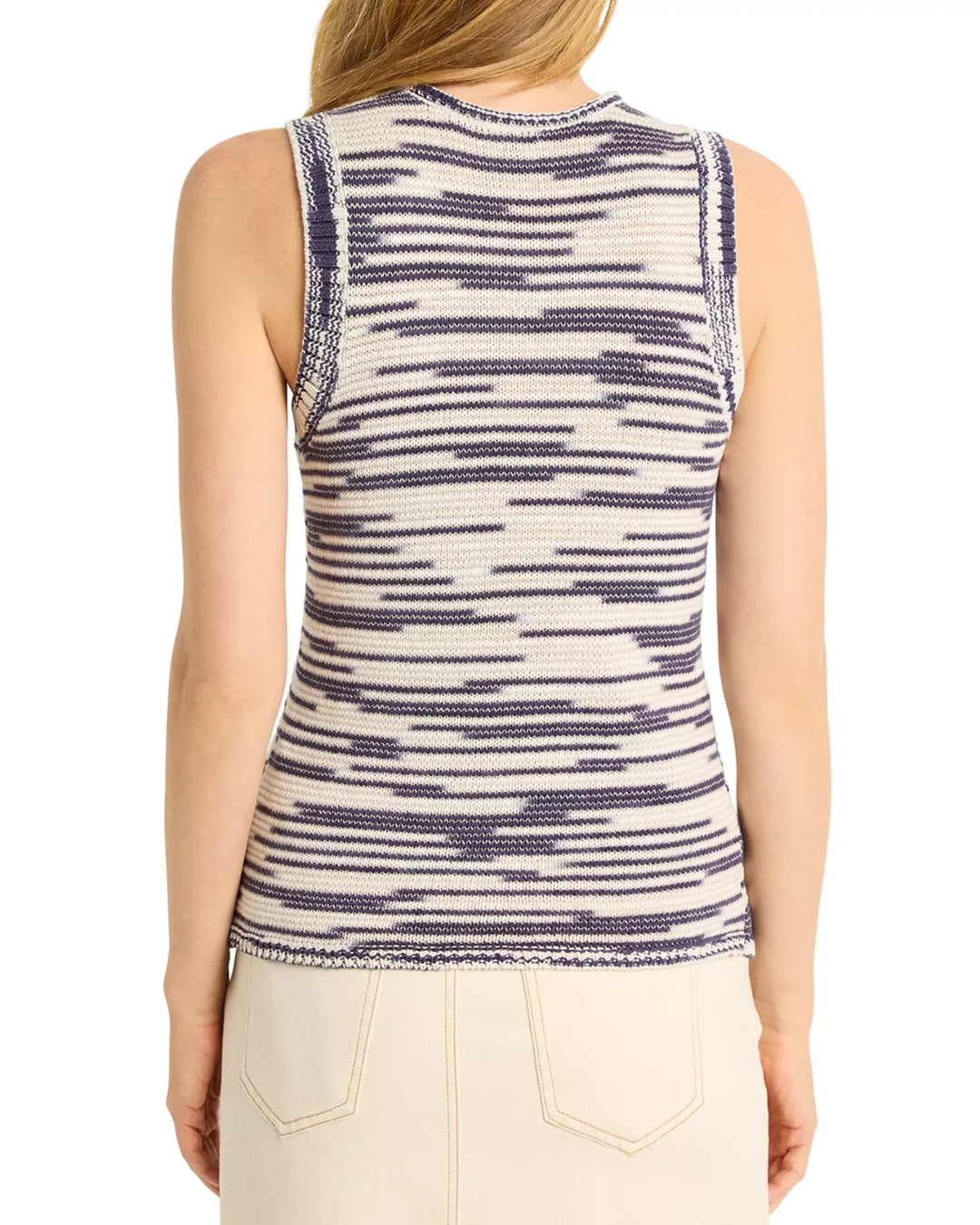 NIC+ZOE Wave Mix Knit Tank MSRP $128