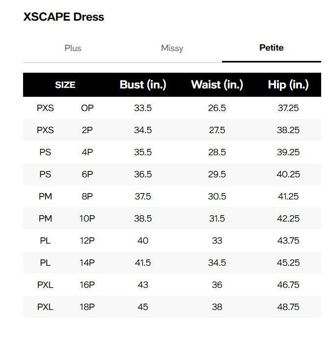 XSCAPE Petite Ruched Ruffled Gown MSRP $249