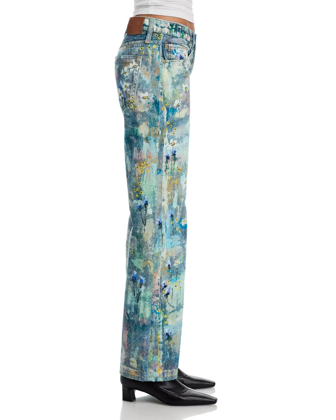 Free People We The Free Tennessee Low Rise Illusions Jeans MSRP $198