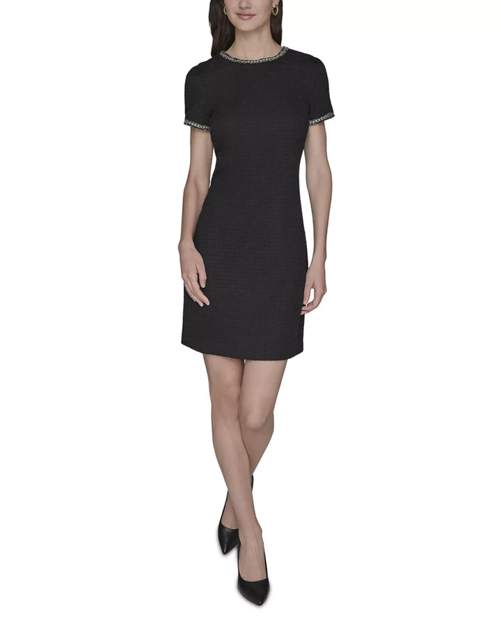 KARL LAGERFELD PARIS Tweed A Line Dress MSRP $138