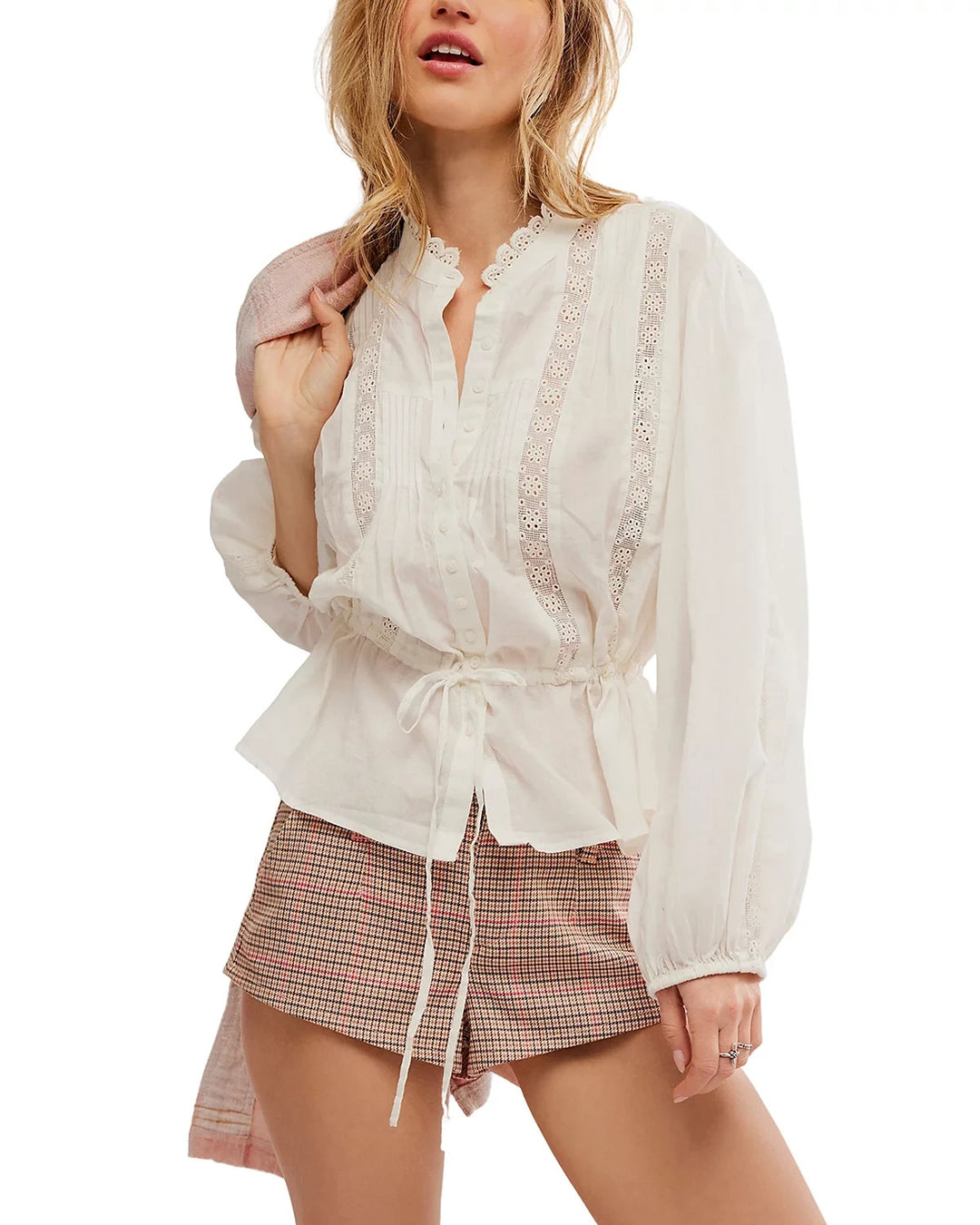 Free People Best of Me Blouse MSRP $128