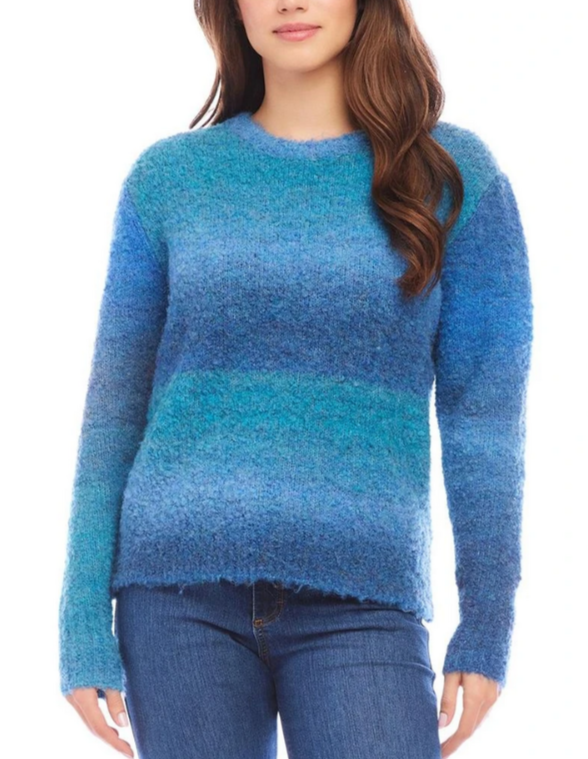 Karen Kane Ombre Boucle Sweater MSRP $129