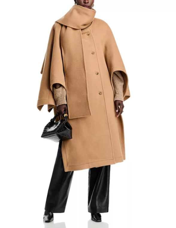 A.W.A.K.E. MODE Wool Poncho Coat MSRP $1315