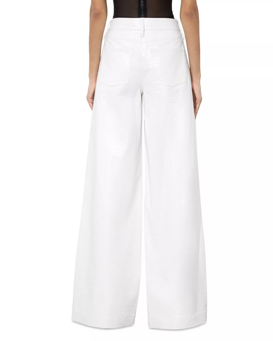 Alice and Olivia Trish Baggy Faux Leather Pants MSRP $395