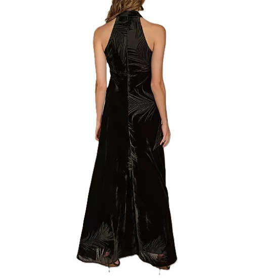 Donna Karan New York Velvet Halter Gown MSRP $299