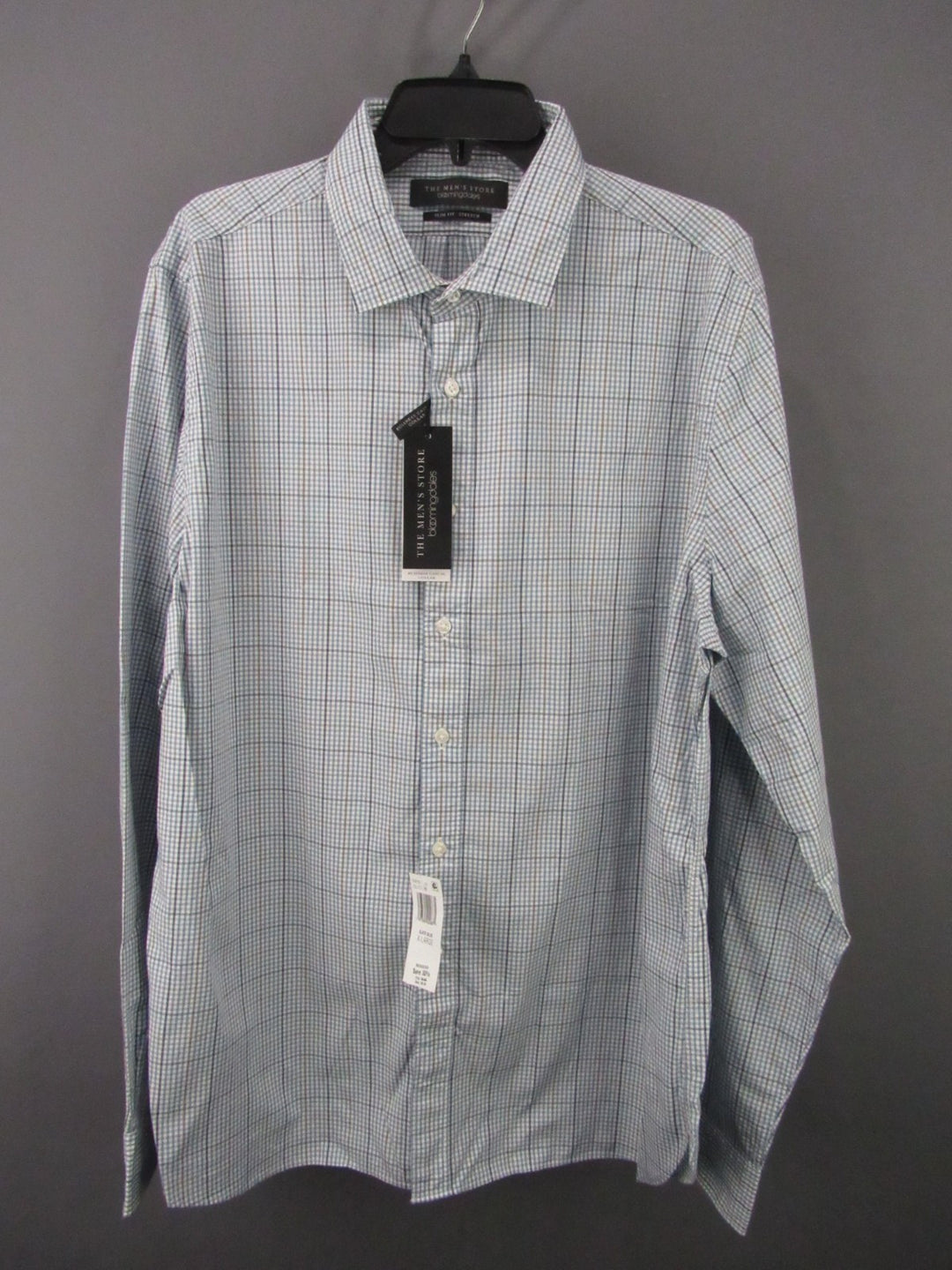 The Men's Store Stretch Slim Fit Button Down Shirt $98