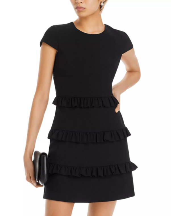 Eliza J Tiered Ruffled Dress MSRP $118