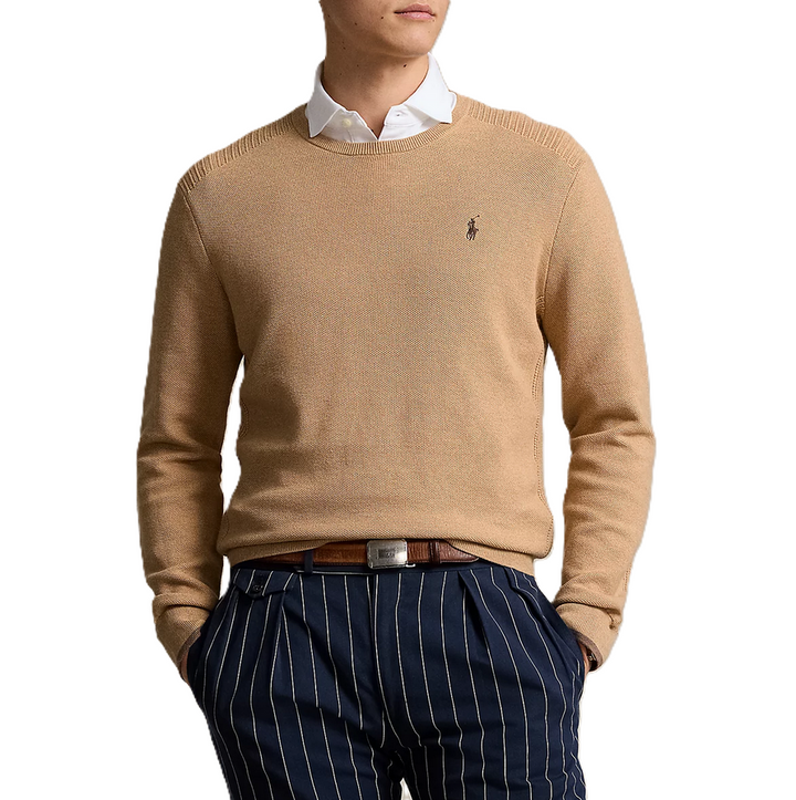 Polo Ralph Lauren Mesh Knit Crewneck Sweater MSRP $125