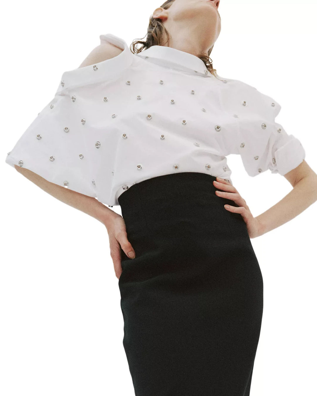 A. w.a. k.e. Mode Studded Top MSRP $580