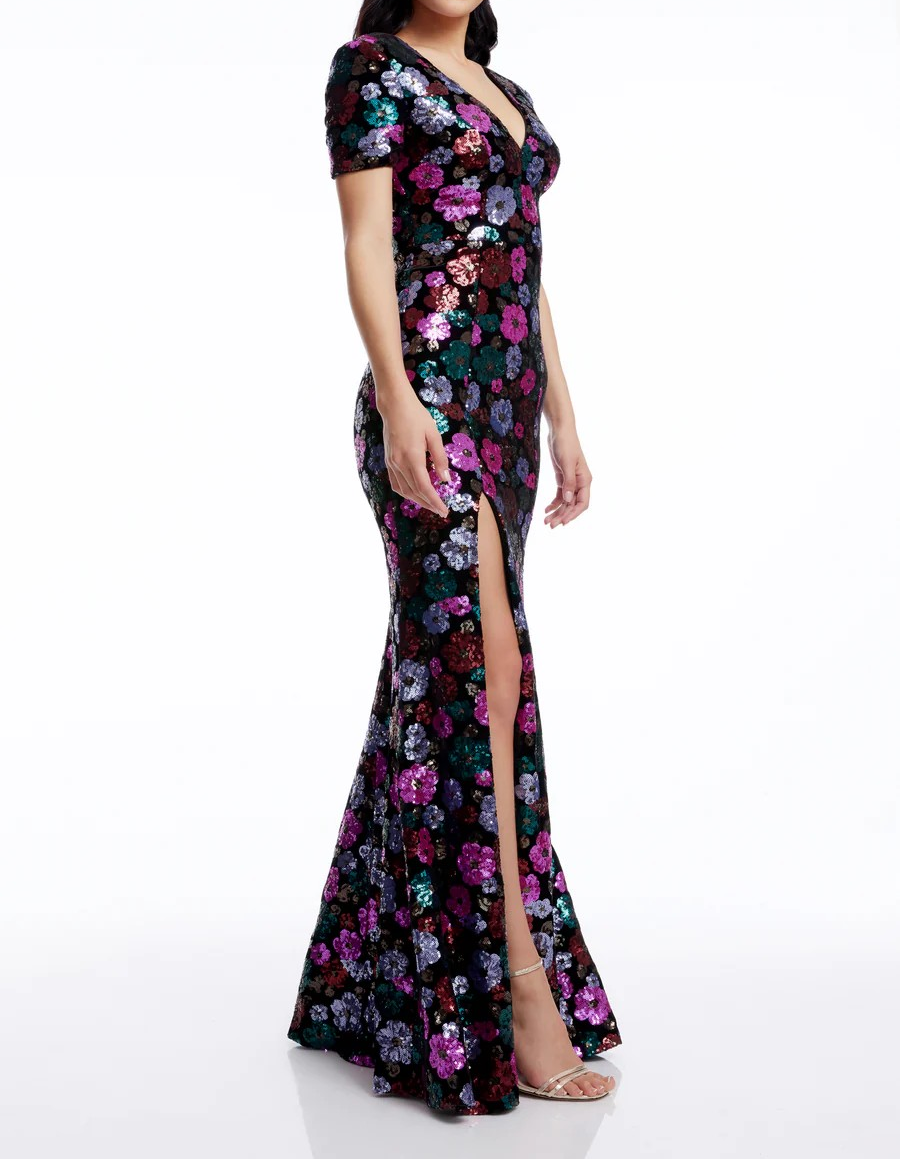 Dress the Population Women's Karla Gown MSRP $420