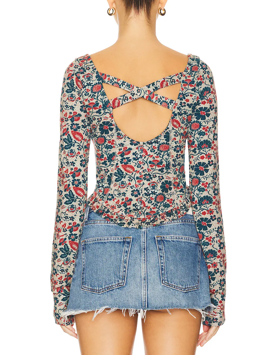 Free People Melanie Long Sleeve Top