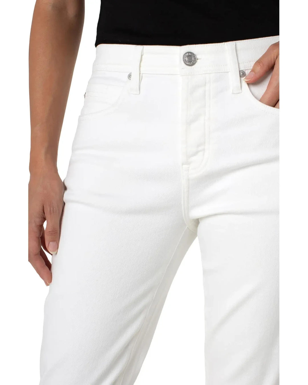 Liverpool Los Angeles Rolled-Cuff Keeper Boyfriend Cropped Jeans MSRP $109