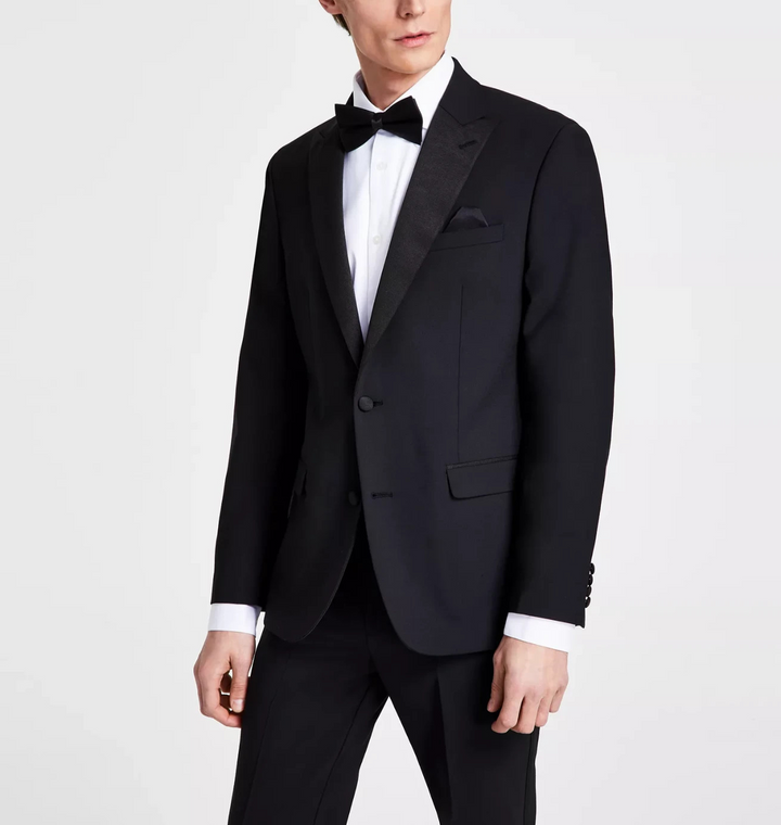 Bar III Slim-Fit Faille-Trim Tuxedo Jacket MSRP $425