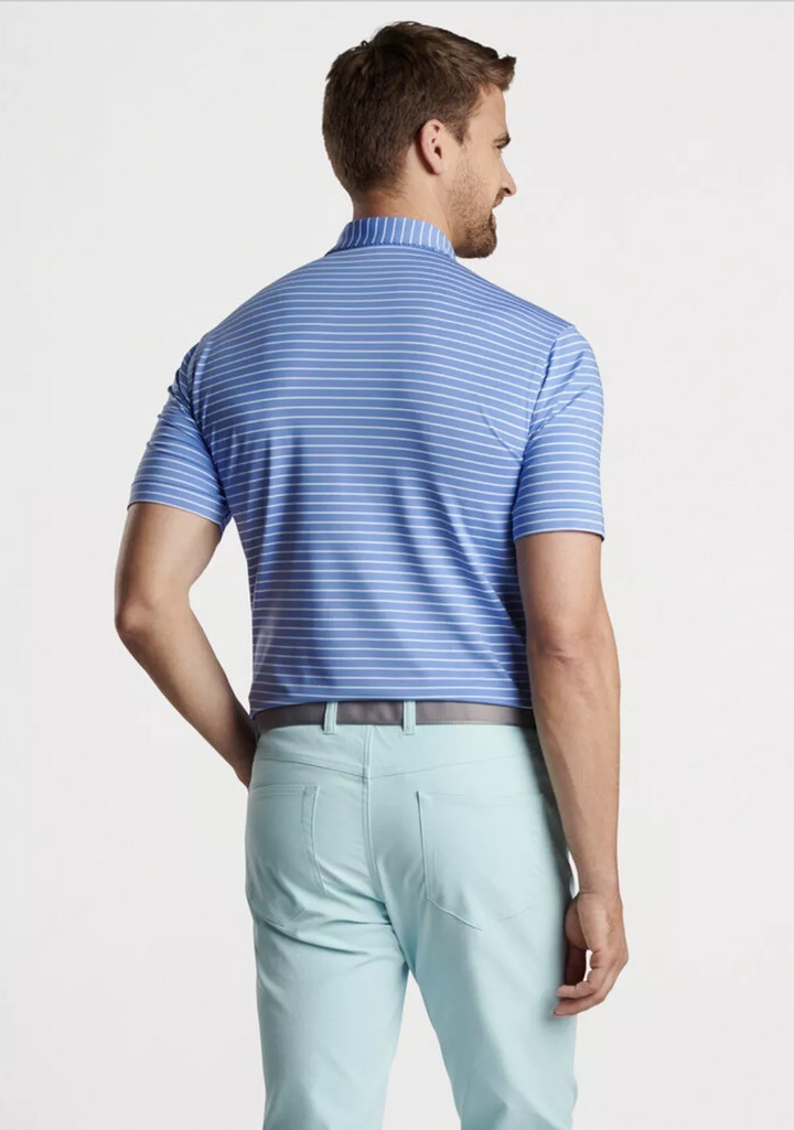 Peter Millar Crown Sport Drum Performance Short Sleeve Polo Shirt MSRP $105