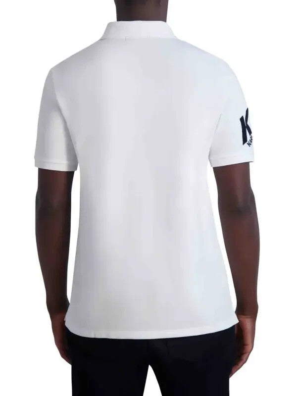 Karl Lagerfeld Paris Logo Johnny Collar Polo MSRP $119
