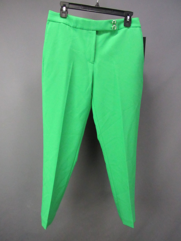 KARL LAGERFELD PARIS Mid-Rise Straight-Leg Pants MSRP $109