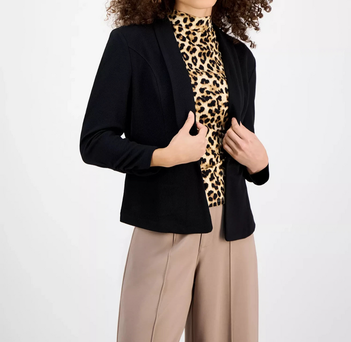 Bar III Petite 3/4-Sleeve Shawl-Collar Blazer MSRP $49.50
