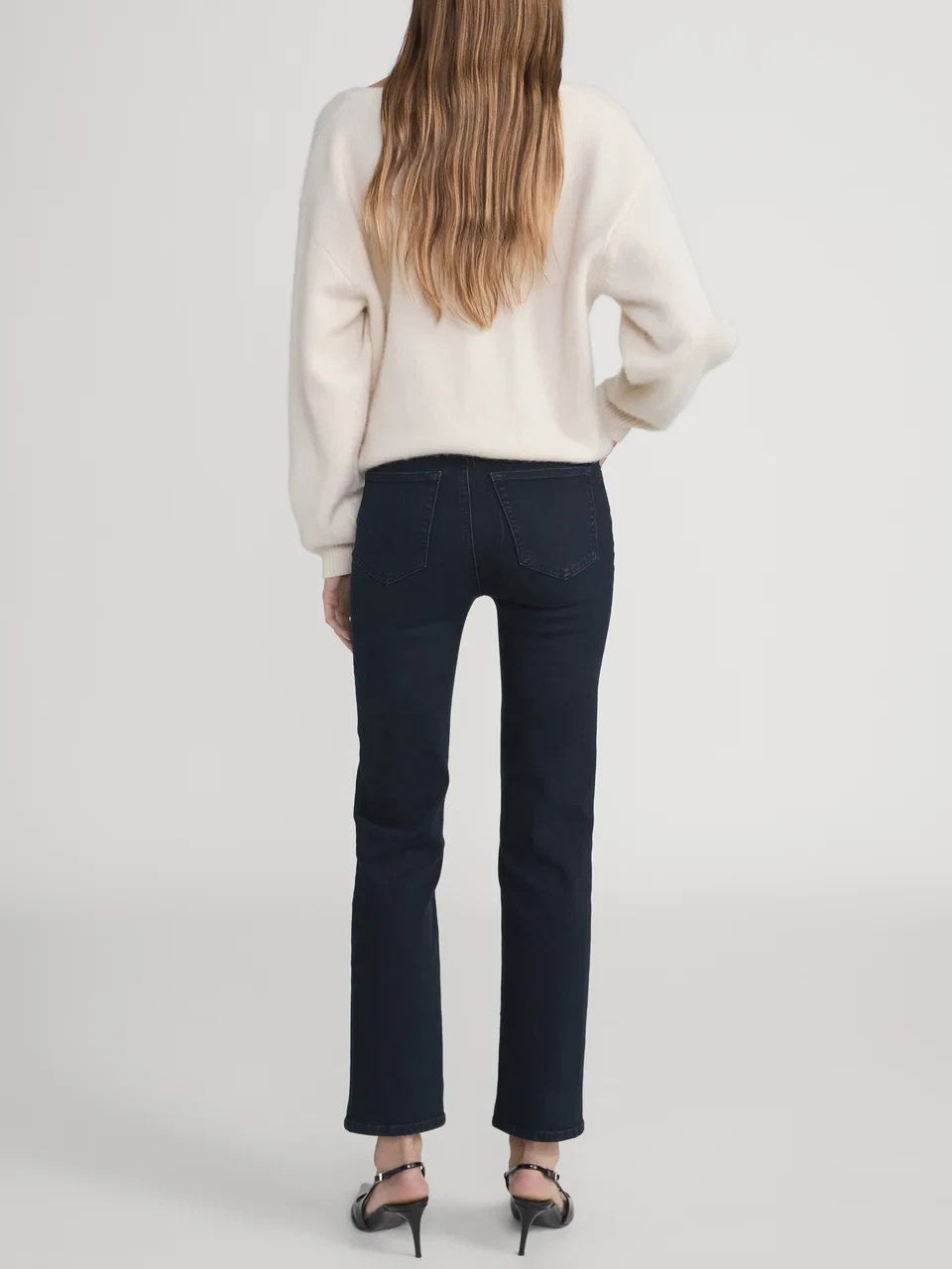 Frame Le Sleek High Rise Straight Jeans MSRP $278