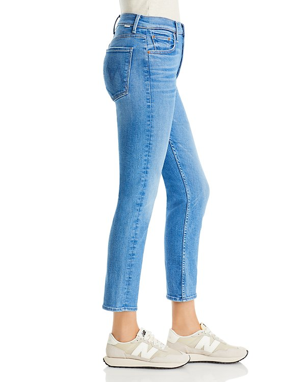 MOTHER The Tomcat High Rise Cropped Straight Leg Jeans MSRP $228