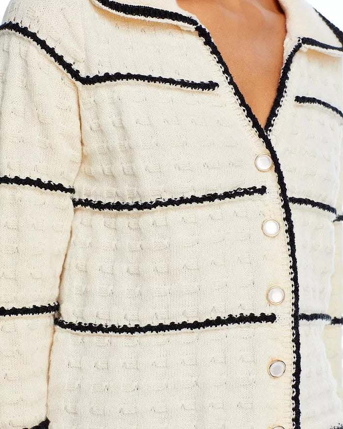 Line & Dot Mariner Crochet Sweater MSRP $104