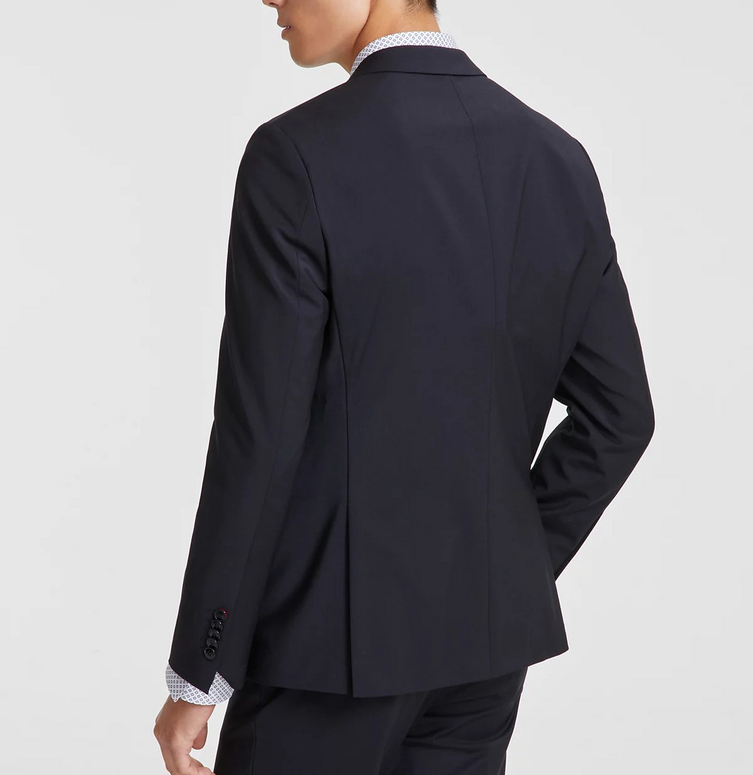 HUGO by Hugo Boss Men's Modern-Fit Solid Wool-Blend Suit Jacket MSRP $398