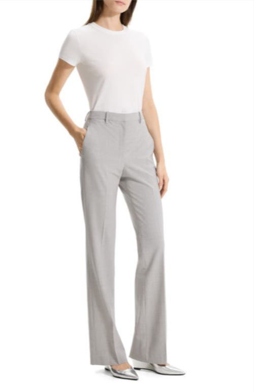 Theory Slim Fit Wool Trousers MSRP $295