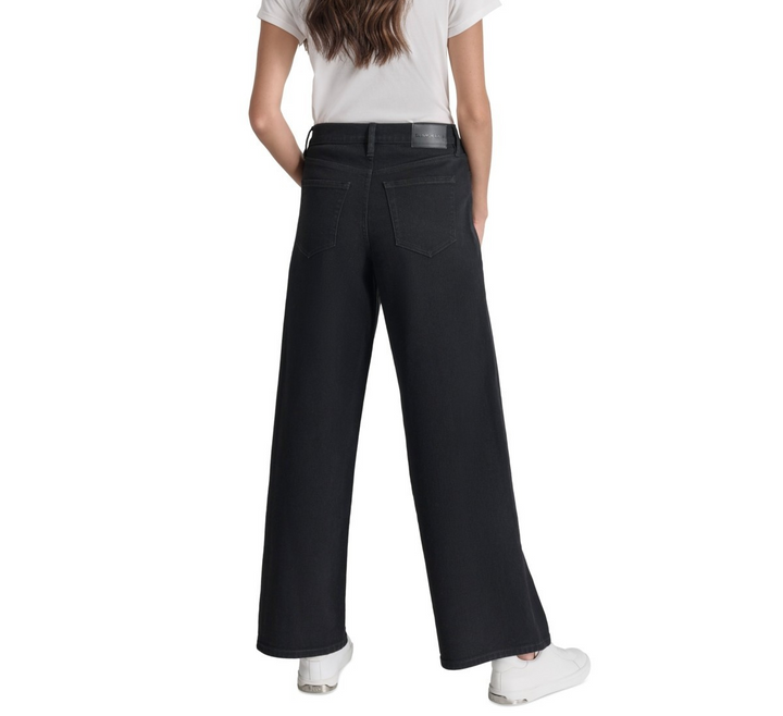DKNY Jeans High-Rise Wide-Leg Jeans MSRP $79