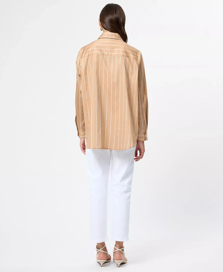 French Connection Women's Alexis Long-Sleeve Shirt MSRP $88
