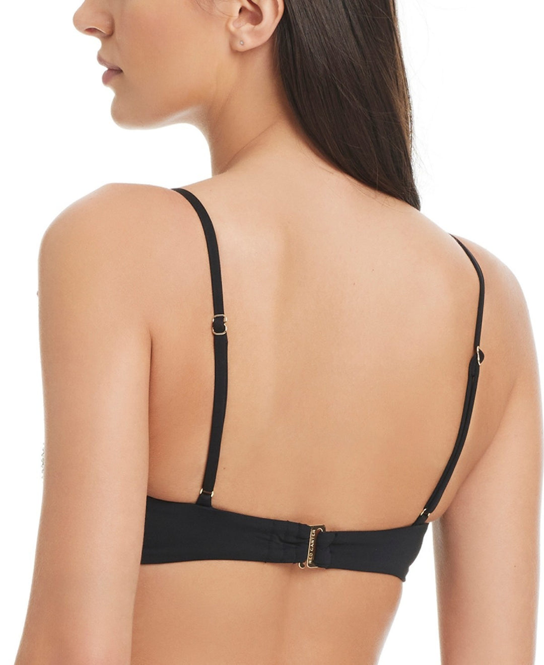 Red Carter Straight Bikini Top MSRP $96
