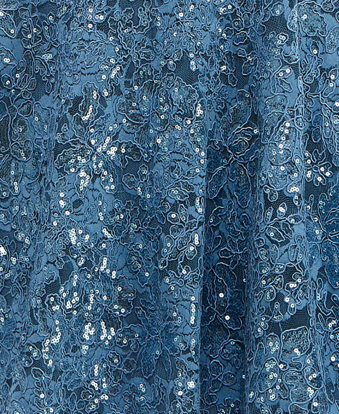 City Studios Juniors' Sequined Lace Fit & Flare Dress MSRP $79
