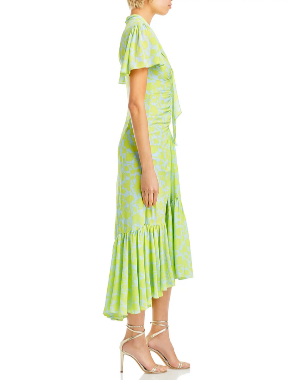 Cinq à Sept Graphic Floral Peeta Dress MSRP $495