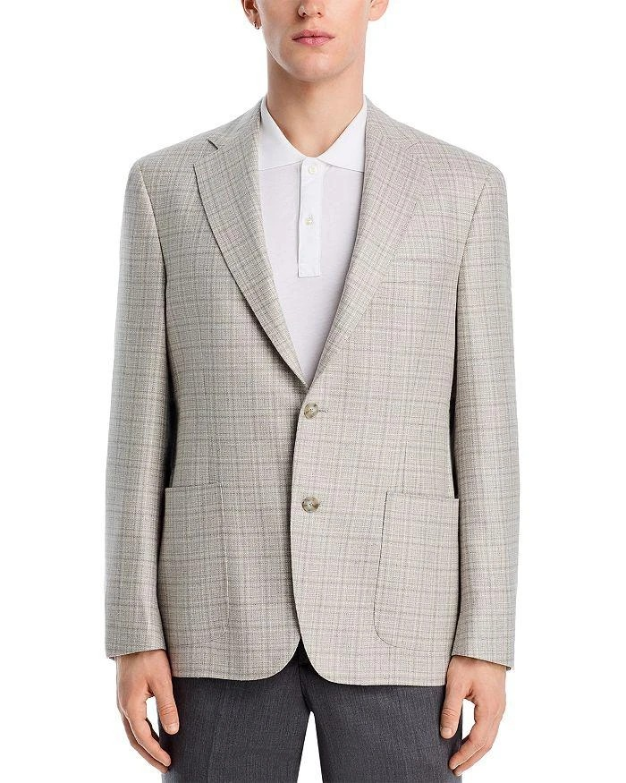 Vince Tonal Check Slim Fit Unstructured Sport Coat MSRP $698