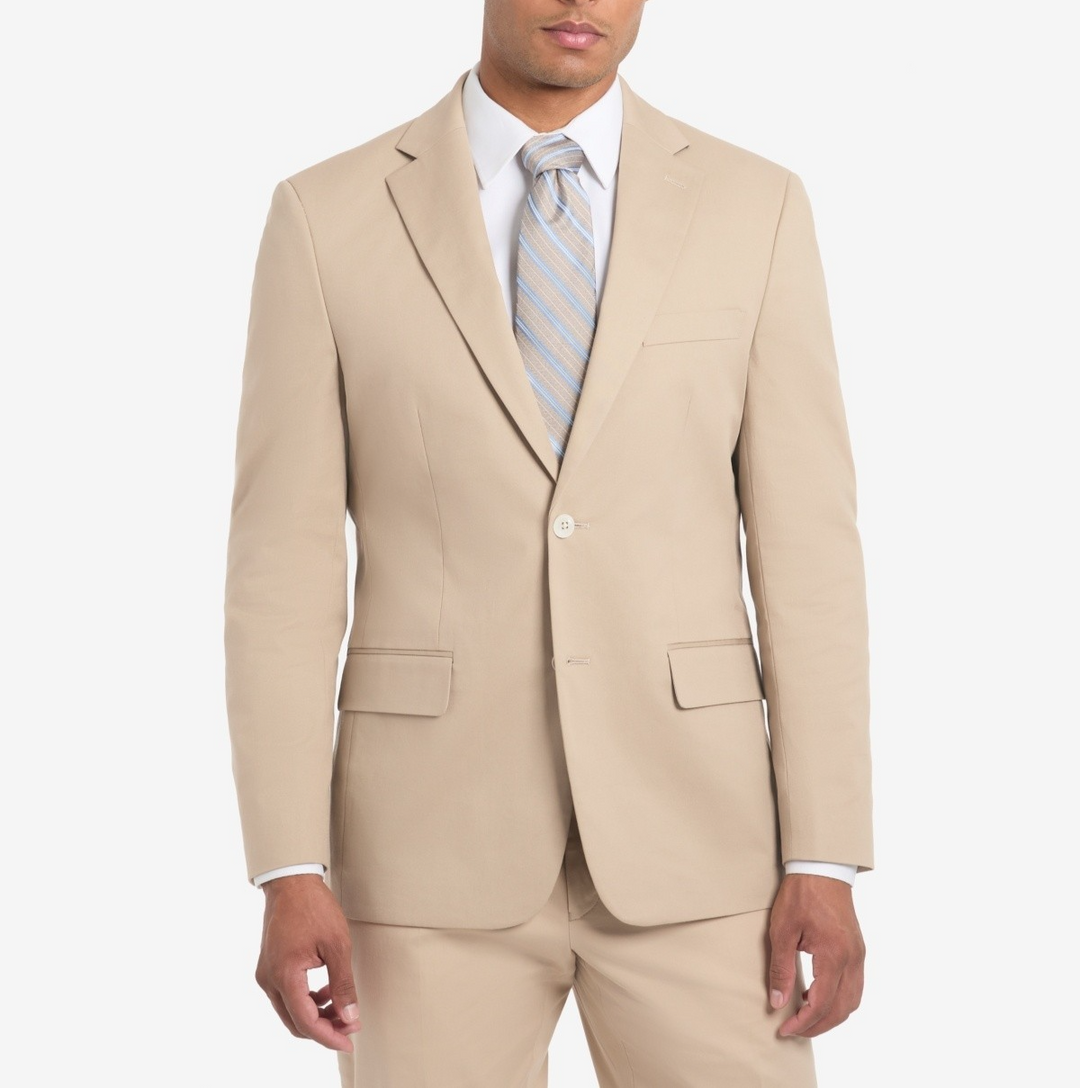 Tommy Hilfiger Modern Fit Cotton Blend Men's Suit Jacket MSRP $295