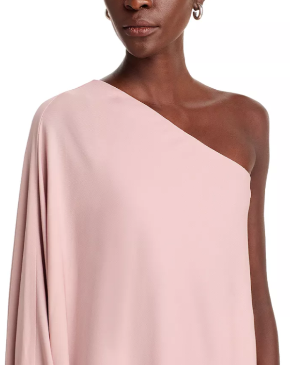 BOSS NAOMI x BOSS 2.0 Escapa Draped One Shoulder Gown MSRP $495