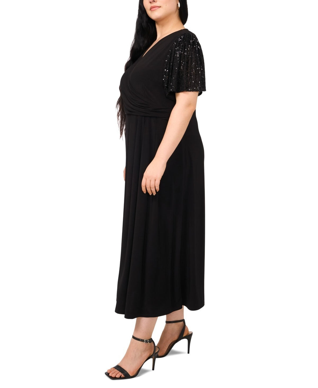 MSK Sequined Fit & Flare Dress MSRP $89