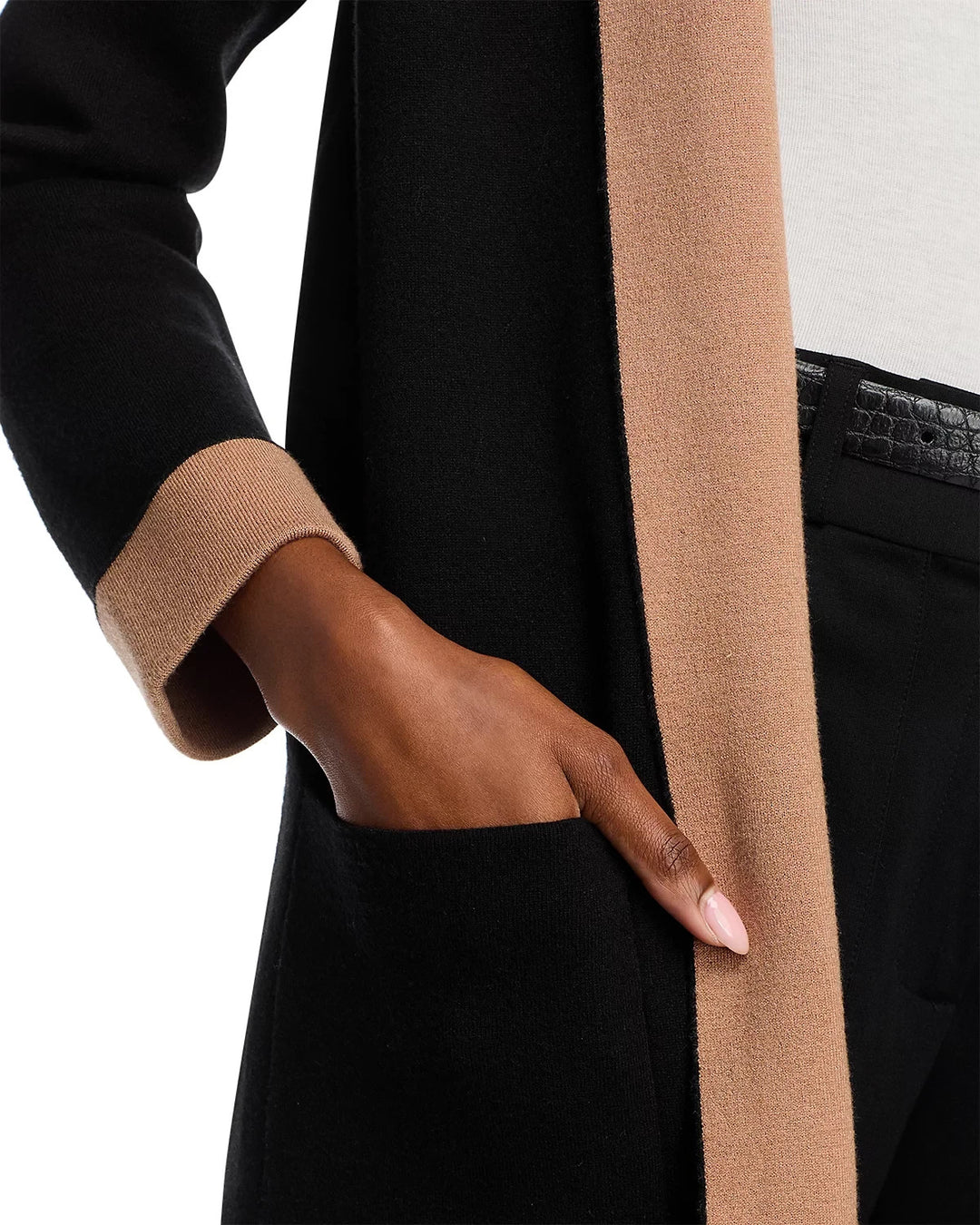T Tahari Shawl Lapel Cardigan MSRP $128