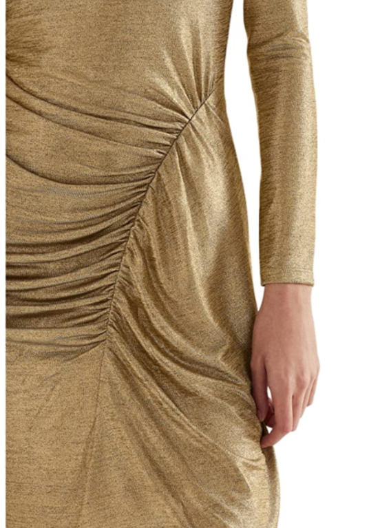 LAUREN Ralph Lauren Foil-Print Jersey Dress MSRP $145