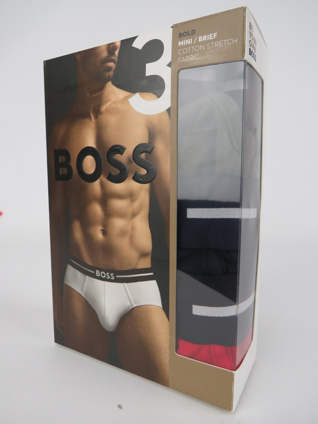 BOSS Bold Briefs, Pack of 3 MSRP $48